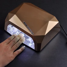 Горячая 36 Вт Светодиодный Сушилка для ногтей УФ-лампа светодиодный светильник для ногтей Алмазная форма CCFL отверждения маникюра для УФ-гель-лака инструмент для дизайна ногтей