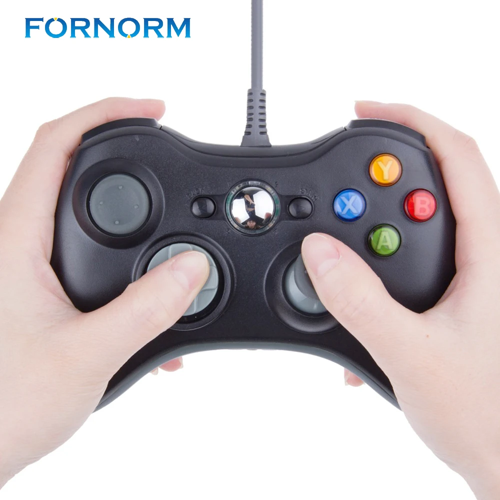 USB Wired Gamepad Controller for Microsoft Xbox 360 WII PS3 Slim PC