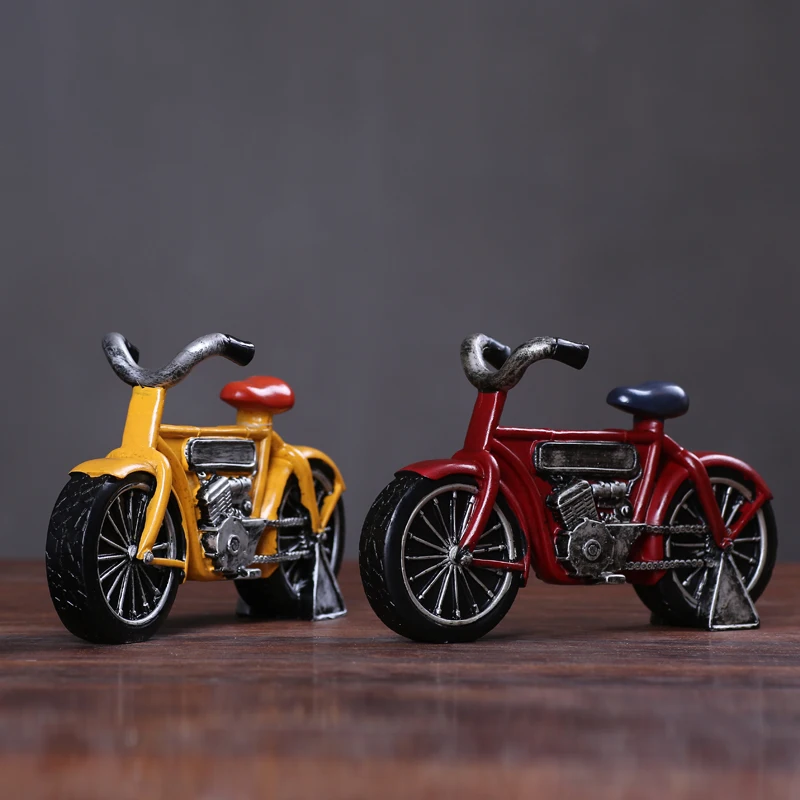 Stile Europeo Retro Creativo Decorazione Della Bicicletta Bar Coffee Shop Ornamento Arredamento Per La Casa Ornamento Bike Decor Ciclo Statuetta