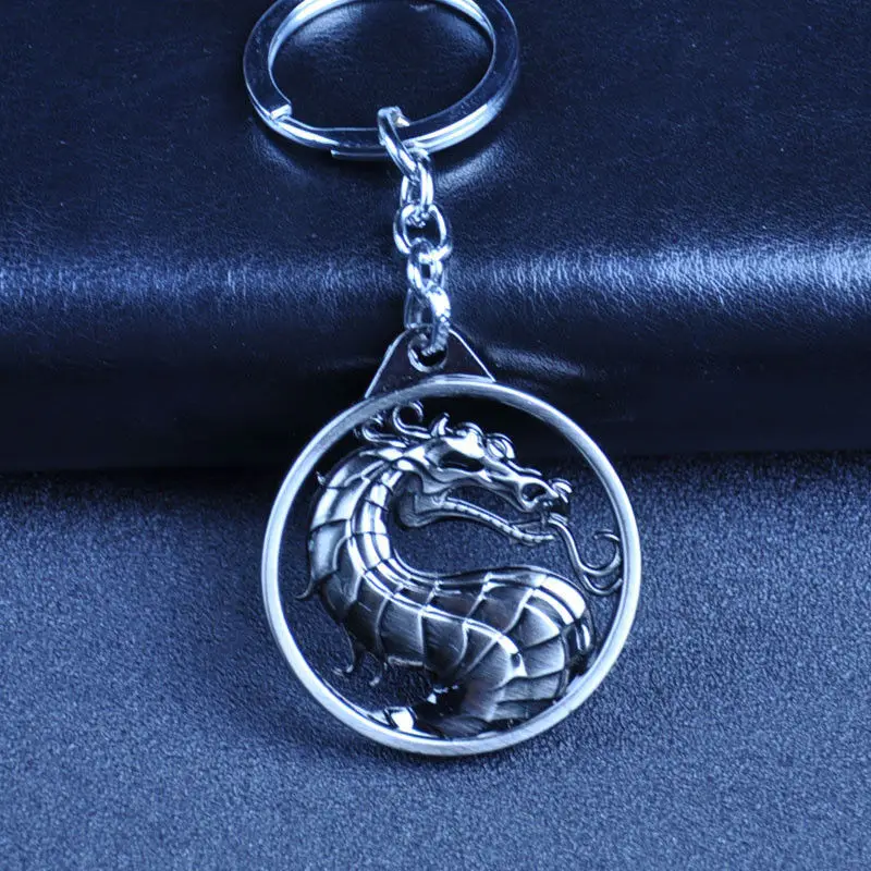 

Mortal Kombat Logo Alloy Key Chains Keychain Keyfob Keyring Gifts