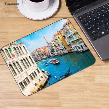 

Yuzuoan Wholesale Retail Simple Design Italian scenery Comfort Mouse Mat Gaming Mousepad Size for 22x18 25x20 29x25cm Mousepad