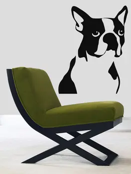 

Wall Decals Vinyl Decal Sticker Mural Pet Shop Decor Dog Boston Terrier