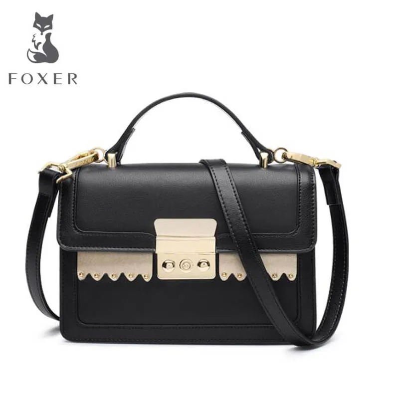 2018 New FOXER women leather bag fashion luxury small bags women famous brand designer shoulder bag Handbags & Crossbody bags 2018 New FOXER women leather bag fashion luxury small bags women famous brand designer shoulder bag Handbags & Crossbody bags