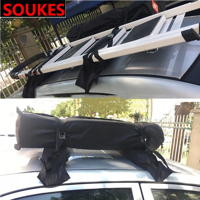 

2pcs Soft Car Universal Roof Rack Luggage Rail Strip For Ford Focus 2 3 VW Passat B6 B5 B7 B8 Touran Toyota Avensis Mazda 3 6