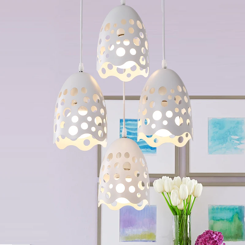 metal pendant lights avize luminaire e27 220v for decor home lighting pendant lamp lustre moderne living room Dining Lamp