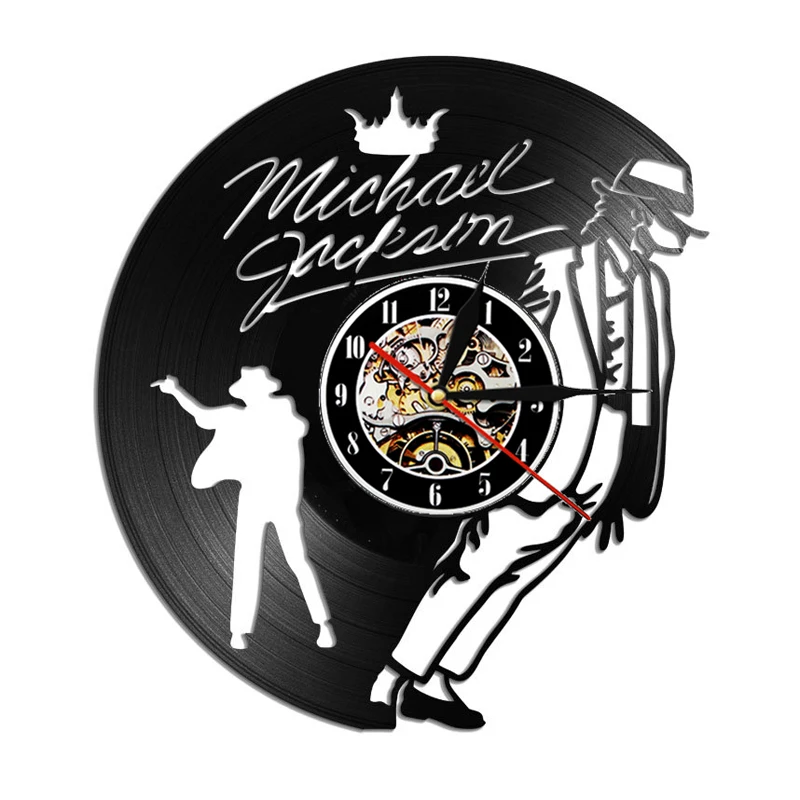 Настенные часы Michael Jackson современный дизайн музыкальная тема 3d наклейки поп