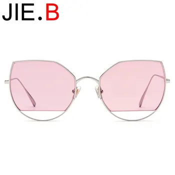 

2019 new high quality ultra light pure titanium cat eye sunglasses women fashion wild sunglasses non-polarized nylon lens
