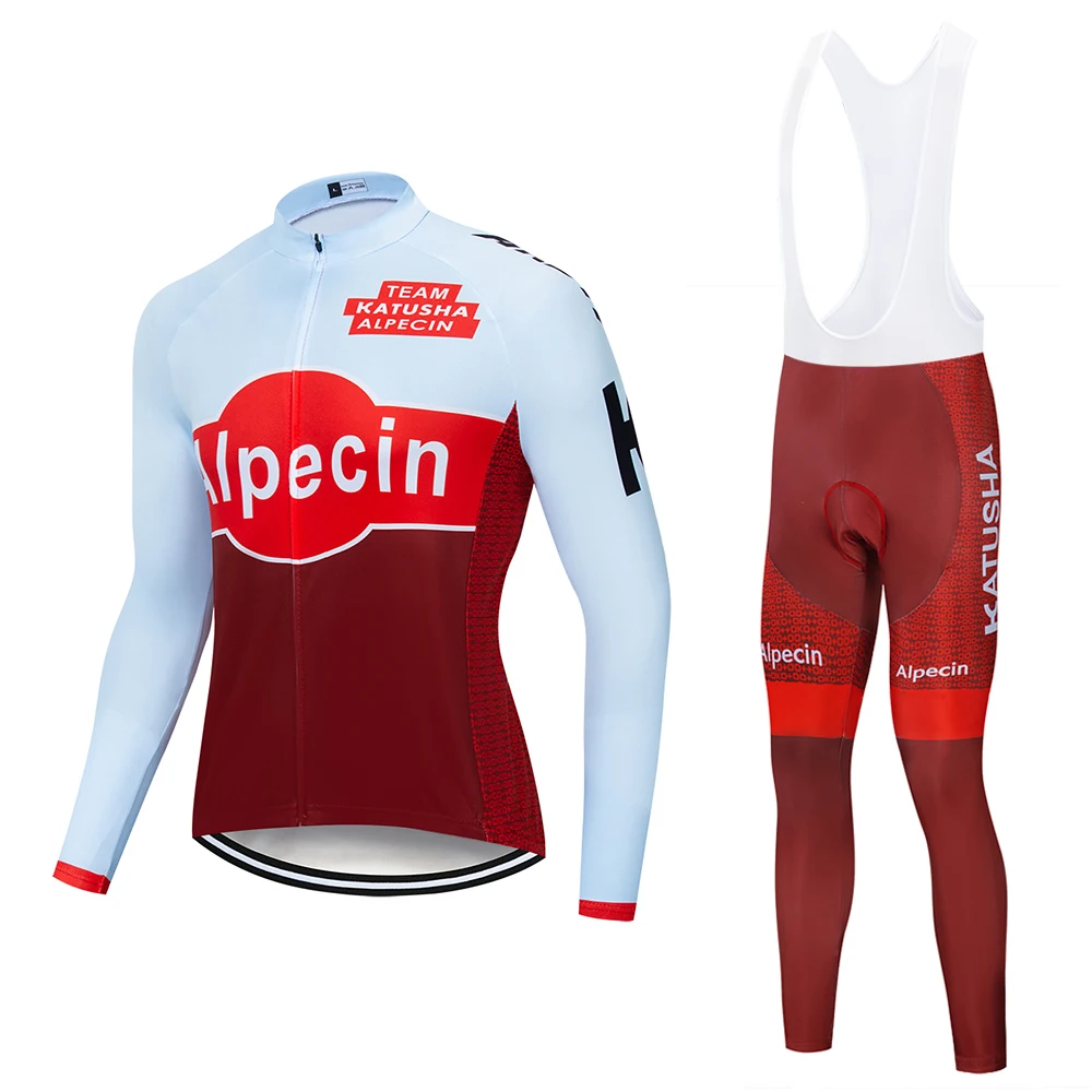 KATUSHA 2019 Весенняя легкая профессиональная команда с длинным рукавом Велоспорт