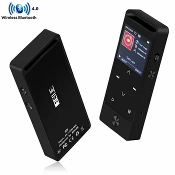 

2020 Original BENJIE S8 Bluetooth4.0 MP3 Player 1.4inch Screen 8GB Metal Lossless Music Player Touch Key Support TF Card Record