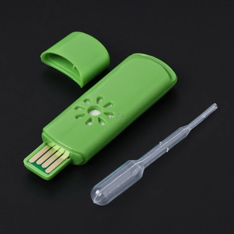 1x Mini USB Car Aromatherapy Diffuser Aroma Fresher Air Humidifier Essential Oil 