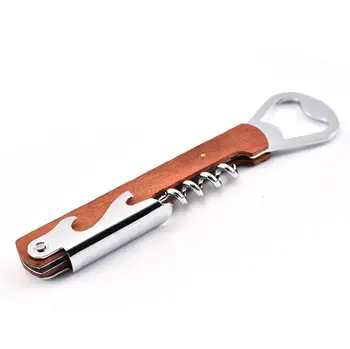 

wood Multifunction Wine knife corkscrew wine opener wine corkscrews free shipping can be engraved free packing in gift box SN098