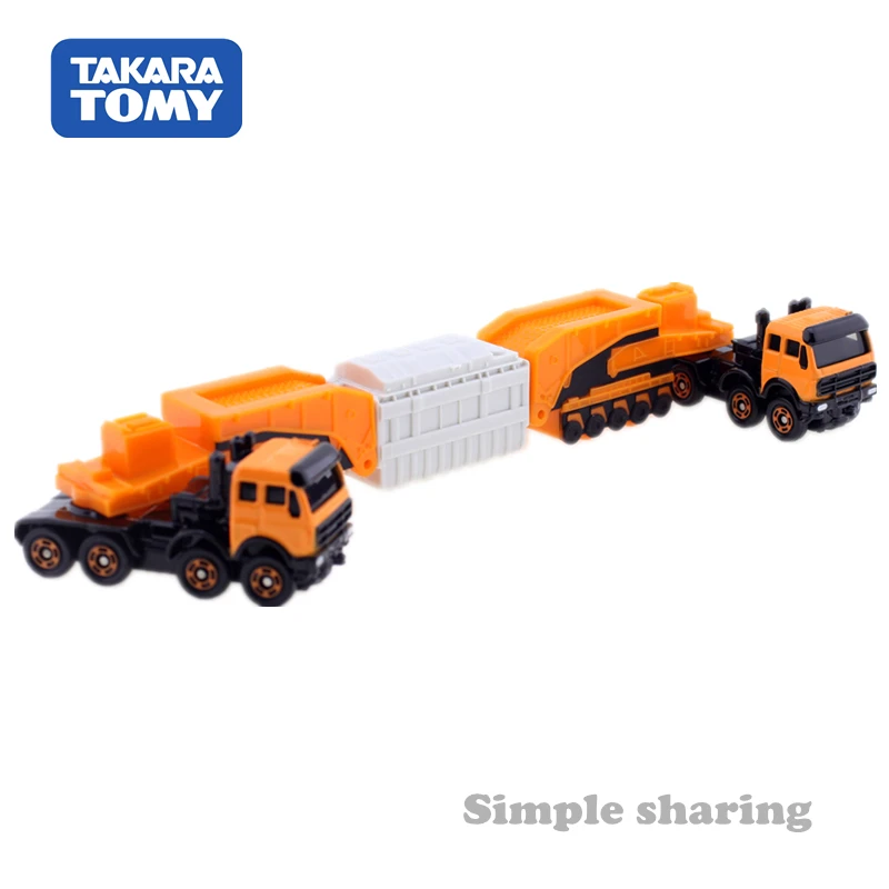 Автомобильный прицеп Tomica No.127 Mercedes Benz 4850 тип 240 металлический литый Takara Tomy