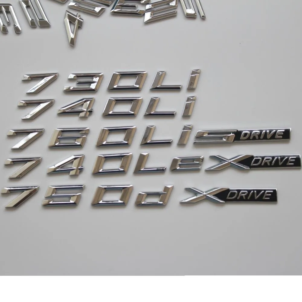 Details about CHROME 750I FIT 750I REAR TRUNK NAMEPLATE BADGE EMBLEM NUMBER LETTER DECAL NAME Details about CHROME 750I FIT 750I REAR TRUNK NAMEPLATE BADGE EMBLEM NUMBER LETTER DECAL NAME