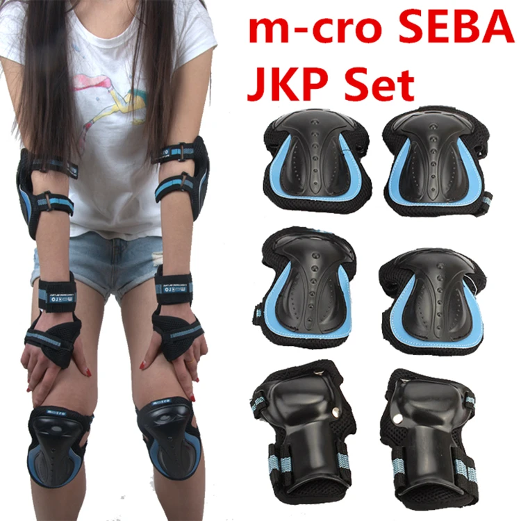 [Защита от катания на коньках] M-cro SEBA JKP колени запястье локоть защитный костюм колодки, для роликовых коньков тренировки