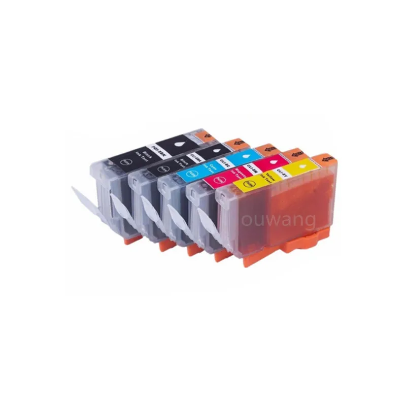 

5 x Ink PGI-5BK CLI-8 C/M/Y ink cartridge for Canon IX4000 IX5000 IP3300 IP3500 MP510 MP520 MX700 Printer