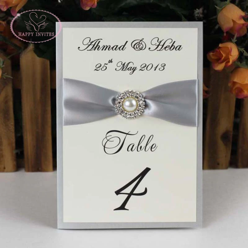 HI9030 - 06 Customized Table Numbers for Wedding