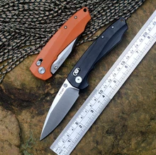 Y-START JIN04 folding knife with satin blade ball bearing washer G10 handle outdoor camping hunting pocket knife EDC tools