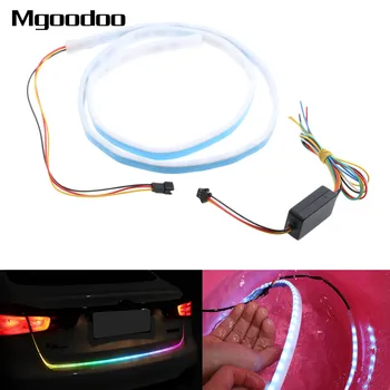 

Car RGB LED Strip Brake Lamp Decorate Lighting Multi-function Signal Lamp Rear Trunk Tail Light Turn Signal Lights Car-Styling