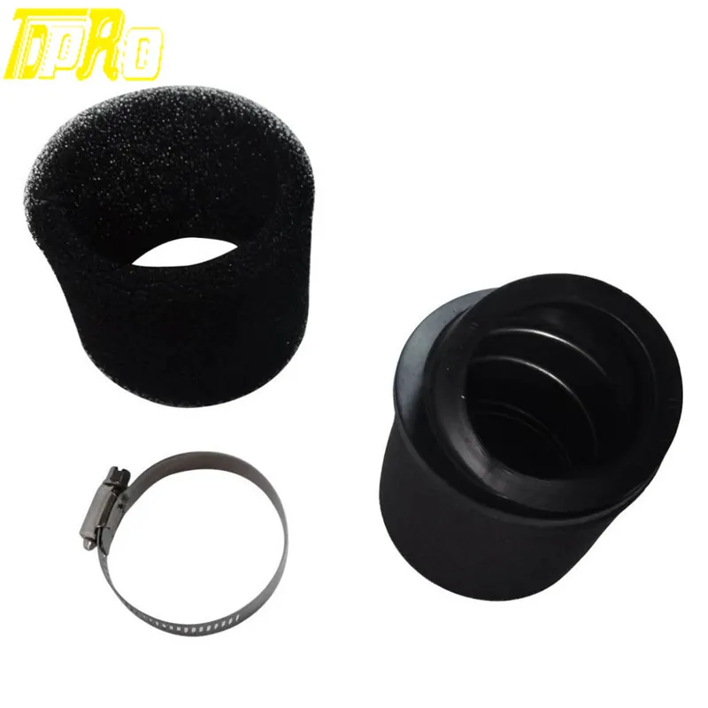 

45mm Black FOAM AIR FILTER CARB XR50 CRF50 XR CRF 50 PIT BIKE Muleshoe Double Layer Air Filter 4wd Motorcycle Atv Little Monkey