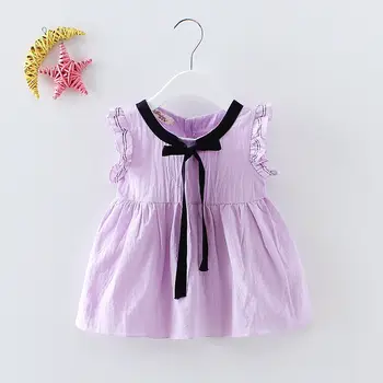 

Infant Children Clothing 2020 Summer Baby Girl Princess Toddler Clothes Cute Cotton Regular Sleeveless Dresses