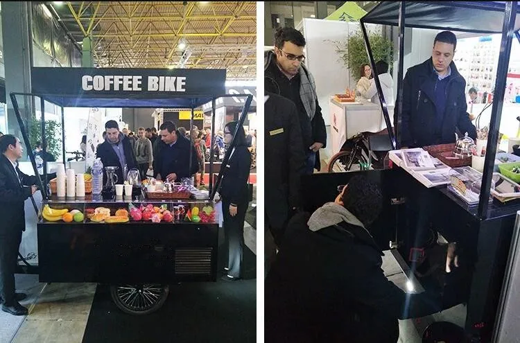 Одобренный CE 3 колесный Мобильный Торговый Тележки пищевой велосипед трайк для бизнеса