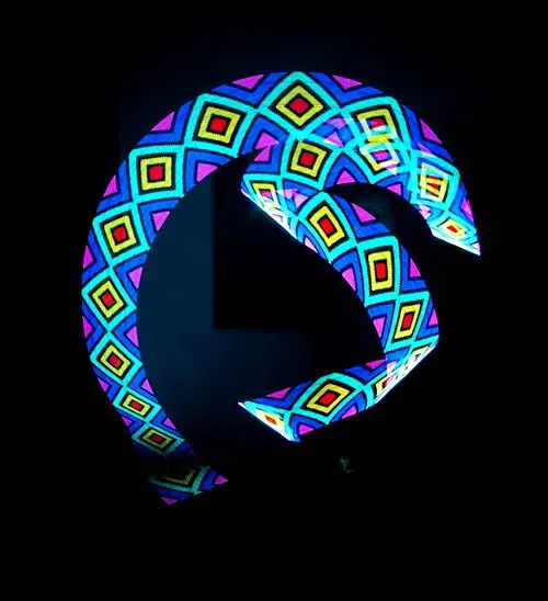 Пои(мячик на верёвке) светодиодный бар, 2 sticks.2* 50 Пиксели poi, 31 см, 34 фотографии, ультра высокой brghtness полноцветный светодиодный нунчак, программируемый poi