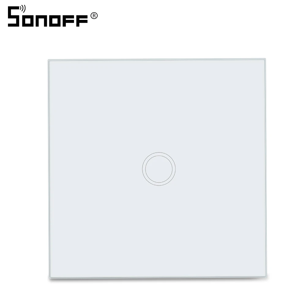 

New Arrivals SONOFF 86 Type Wall Panel 123 road 433MHz Wireless RF 433MHZ Remote Control Transmitter For All SONOFF Products