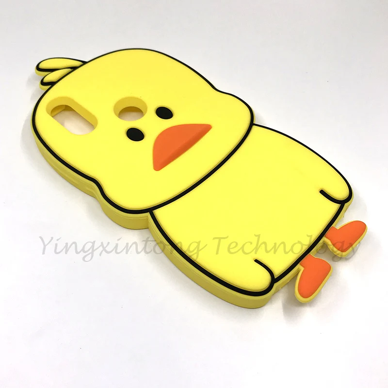 Силиконовый чехол для Xiaomi Redmi Note 7 S2 объемный мультяшный с желтой уткой 5 Pro Mi 8 Lite A2