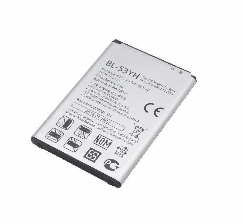 1x3000mAh BL 53YH сменная батарея для LG G3 F400 F400K F460 F470 D830 D850 VS985 D851 D852 D855 D857 D858 D859