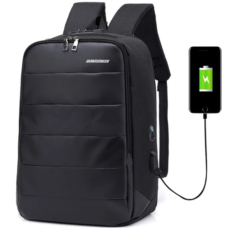 

Alena Culian 180 Degree Rotatable Men's Business USB Charge Backpack Multifunction Laptop Bag Anti-theft Lock Backpack For Men