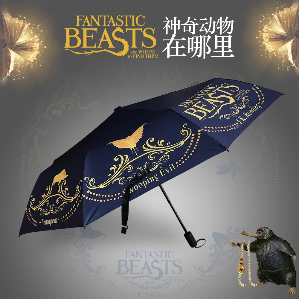

New Fantastic Beasts and Where to Find Them Umbrella Anime Cosplay Prop Accessories Harry Potter Umbrellas