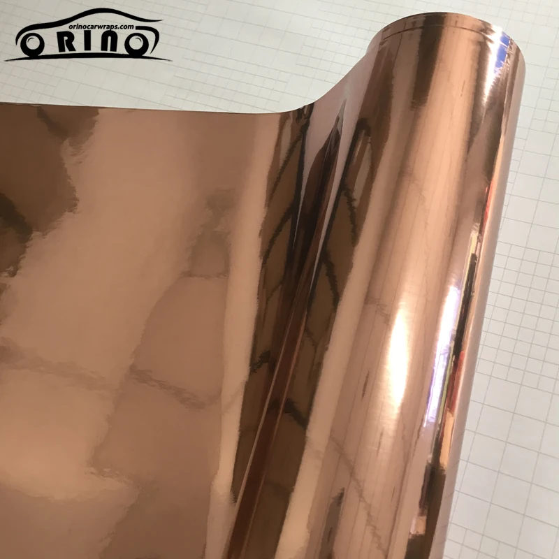 Chrome Mirror Rose Gold Vinyl Film Sticker-3