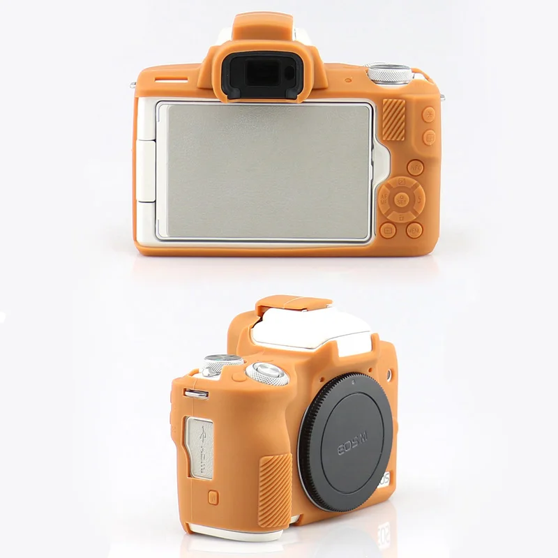 2019 Camera Soft Silicone Case Body Protective Cover For Canon M50 Mirrorless System Rubber Skin | Электроника