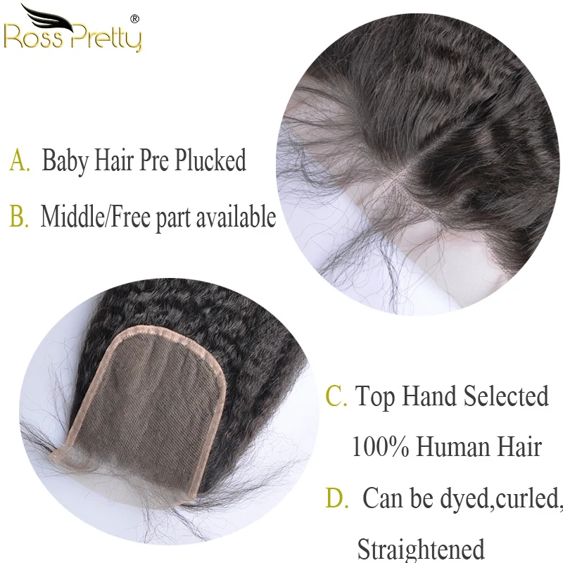 ross pretty kinky straight lace closure
