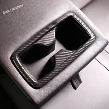 

Lapetus Rear Seat Water Cup Holder Frame Cover Trim For TOYOTA RAV4 RAV 4 XA50 2019 2020 Accessories Interior ABS / Carbon Fiber