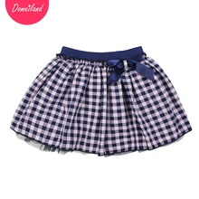 2017 marque De Mode domeiland printemps Enfants Filles vêtements Tutu Jupe Pour Coton Arc Enfants partie belle Mousseline de Soie Jupe vêtements