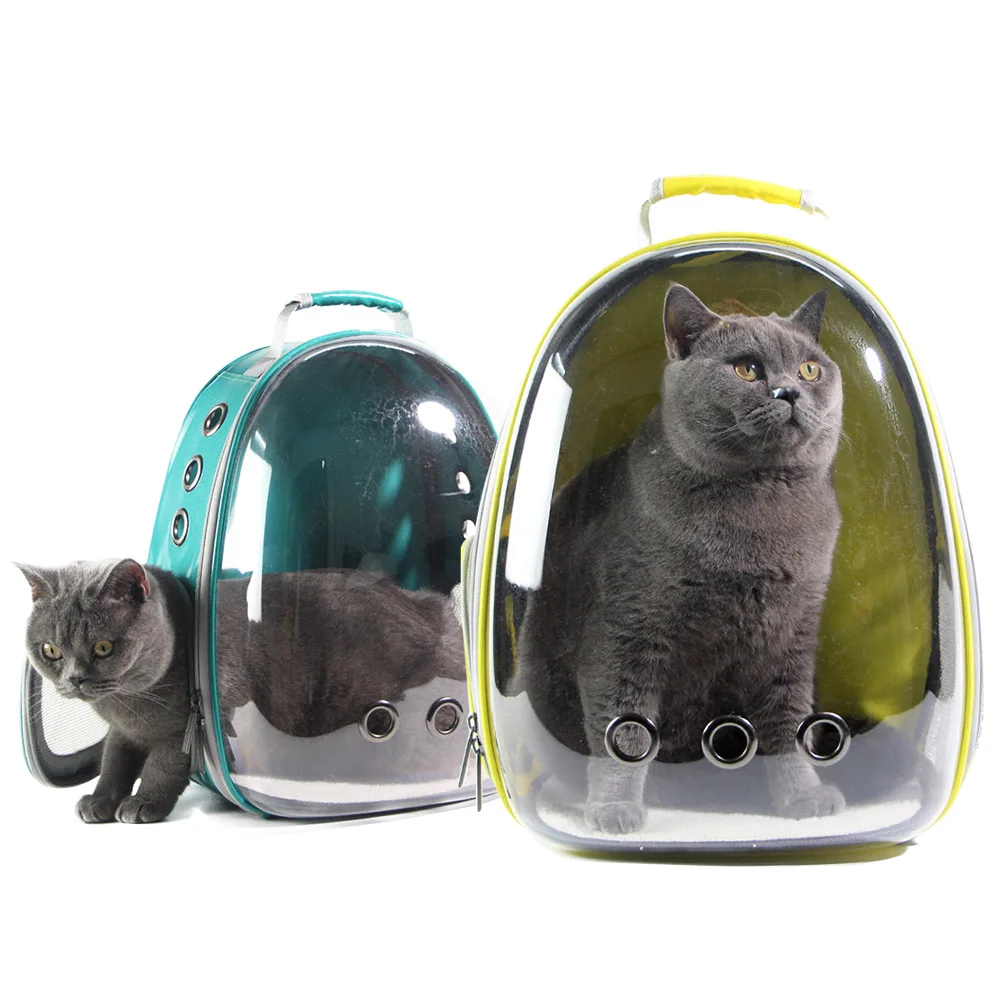Pet gato portador transparente cão mochila para pequenos cães filhote de  cachorro saco panorâmico espaço cápsula viagem bolsa aérea  respirável|Carrinhos| - Xploudshop