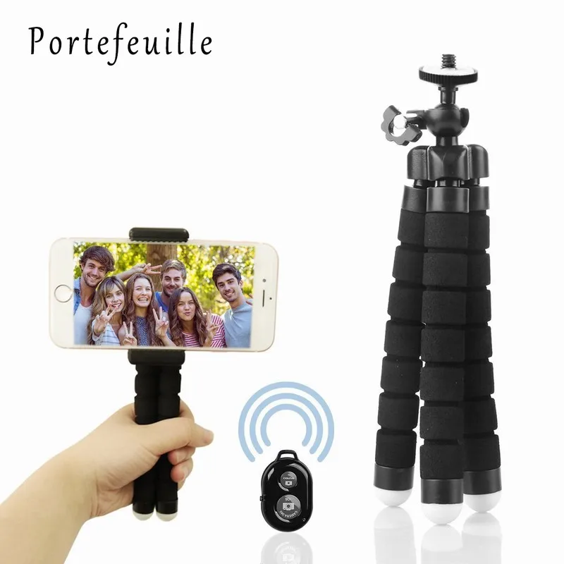 Portefeuille Tripod For Phone iPhone 7 Plus Samsung S8 S7 Edge Flexible Octopus Camera Holder Stand Smartphone Mount Accessories (5)