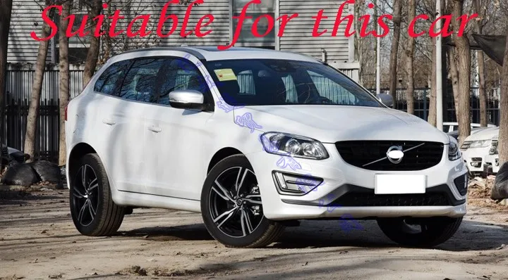 Для VOLVO XC60 2010- пластиковый внешний козырек вентиляционные Шторы окно Защита от солнца и дождя дефлектор 4 шт