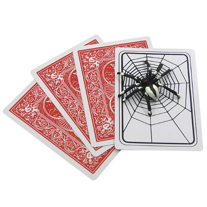 

1 Set New Spider and Net The Web Trick Cards Magic Props Magic Tricks Toys Magician Gimmick Magic Illusion Closed-up Magic toys