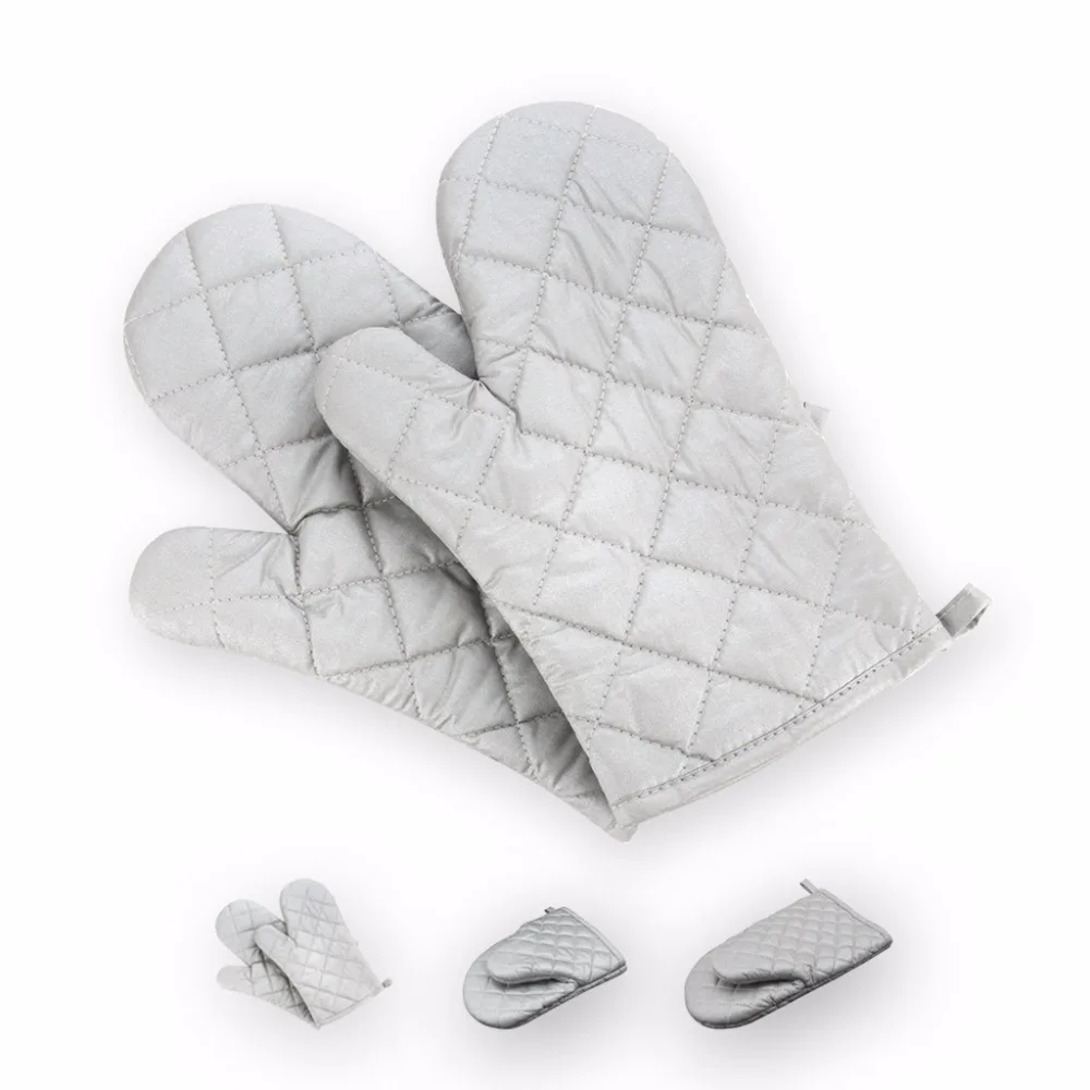 

Cotton thickening custom anti-scalding thermal insulation silver gloves high temperature gloves