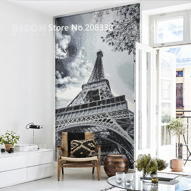 

Eiffel Tower Glass Mosaic Tiles