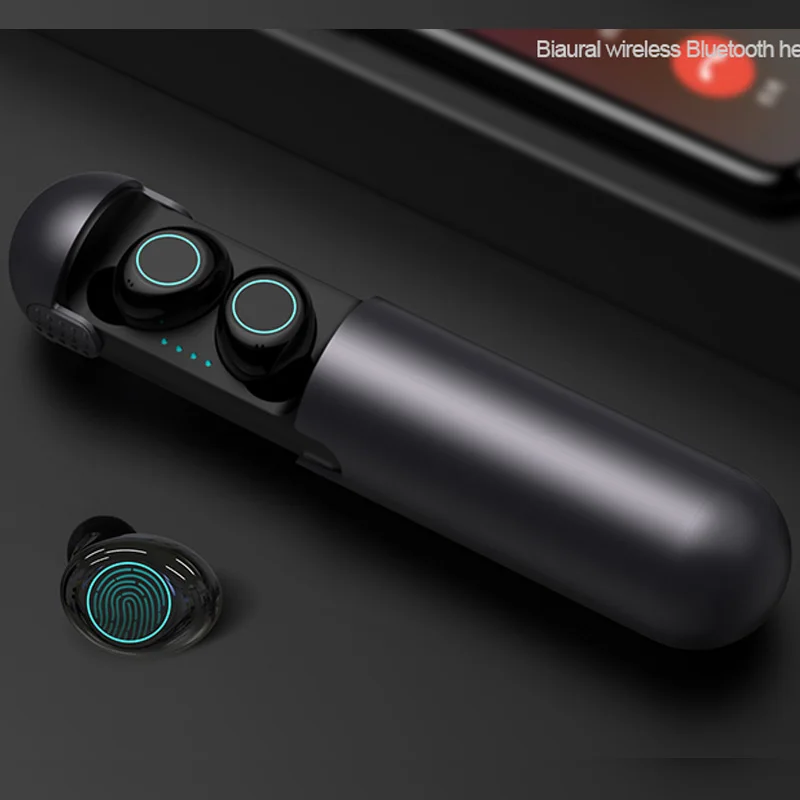 

NEW TWS 5.0 Bluetooth Earphone Wireless Headset Earbuds Cordless IPX7 Waterproof Earphones Stereo Earpiece with Charging Box