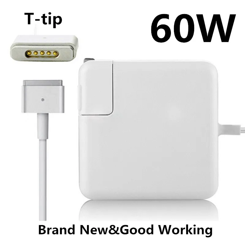 

100% New! 16.5V 3.65A Replacement 60W Laptop MagSaf* 2 Power Adapter Charger For Apple Macbook Pro Retina 13'' A1425 A1435 A1502