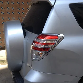 

For Toyota RAV4 RAV 4 Exterior ABS Chrome Headlight Cover Decoration Rear Light Lamp Molding Trims Taillight Covers 2009 to 2012
