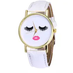 OTOKY новые модные женские туфли кожа часы кварцевые наручные часы Vogue наручные часы леди элегантный подарок Карамельный цвет лица MAY16 D20