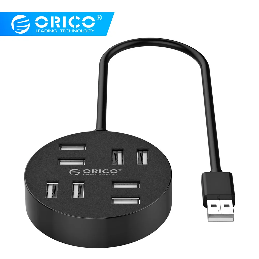 ORICO 8 Порты и разъёмы Портативный концентратор мини USB 2 0 хаб для портативных Desktopk