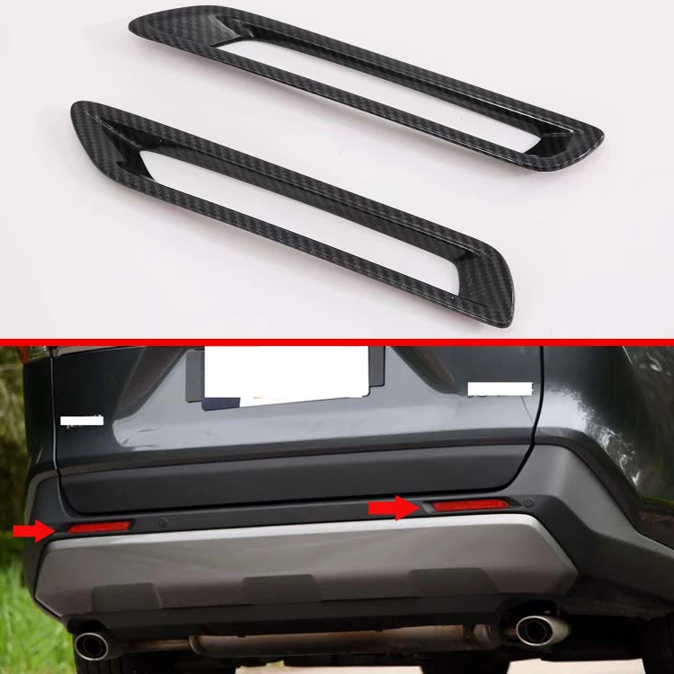 

For TOYOTA Rav4 (XA50) 2019 2020 Decorate Accessories Rear Fog Light Lamp Cover Trim Bezel Frame Styling Garnish