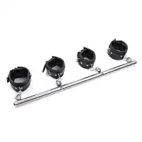 New Detachable Stainless Steel Spreader Bar Handcuffs Ankle Cuffs Fetish bdsm Bondage Restraints Adult Game Sex Toys for Couples