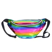 Женская Лазерная поясная сумка голографическая Heuptas Hip сумка Женская поясная банановые Сумки поясная сумка